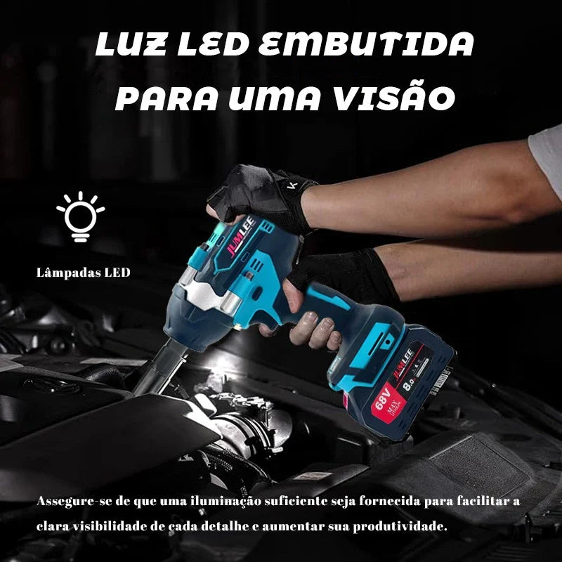 Luz LED embutida para trabalhar com visão clara em ambientes escuros
